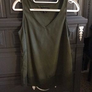 Forest green tank top